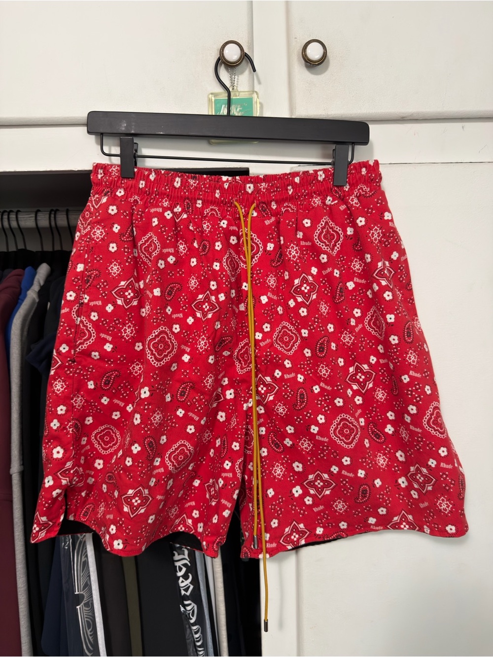 Rhude bandana paisley shorts